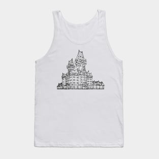 Haunted Mansion Line Art Tank Top